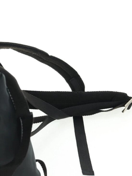 PRADA Backpack Nylon Black Silver Auth bs31838 main image 4